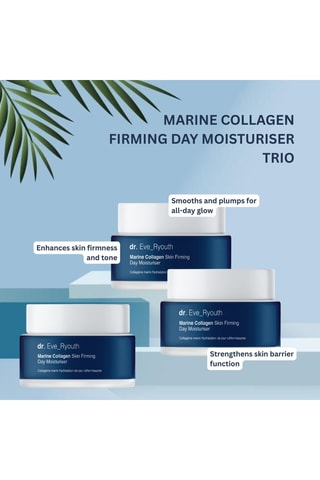 3 crèmes hydratantes raffermissantes au collagène marin - 3 x 50 ml