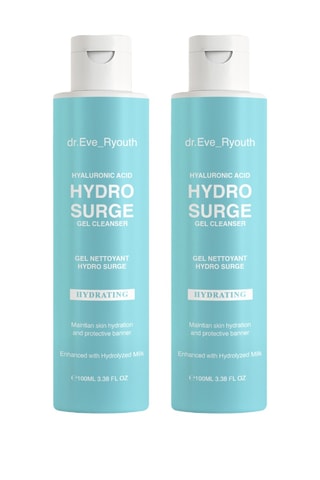 2 gels nettoyants à l'acide hyaluronique Hydro Surge - 2 x 100 ml