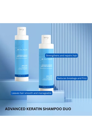 2 shampoings à la kératine - 2 x 100 ml