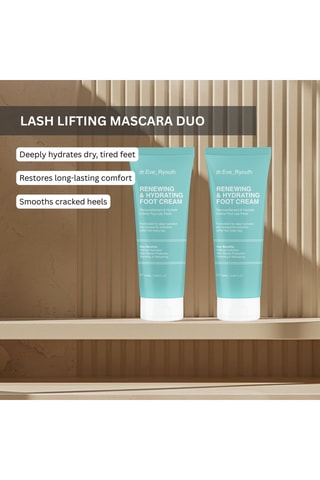 2 crèmes pieds hydratantes et rénovatrices - 2 x 100 ml