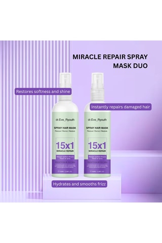 2 masques capillaires sprays réparateurs 15-en-1 - Tout type de cheveux - 2 x 100 ml