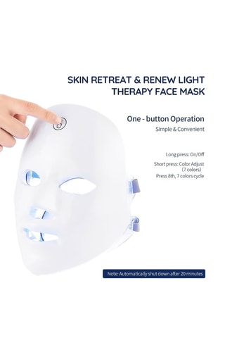 Masque facial luminothérapie Skin Retreat & Renew