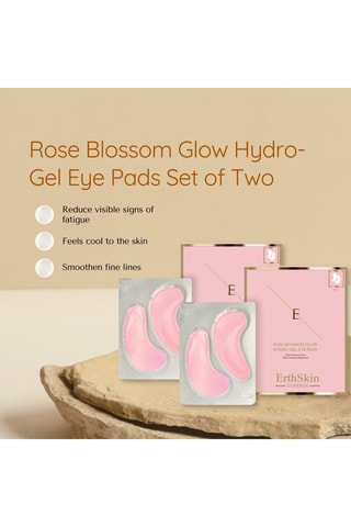 5 paquets de 2 patchs hydrogel pour les yeux Rose Blossom Glow - 5 x 300 ml