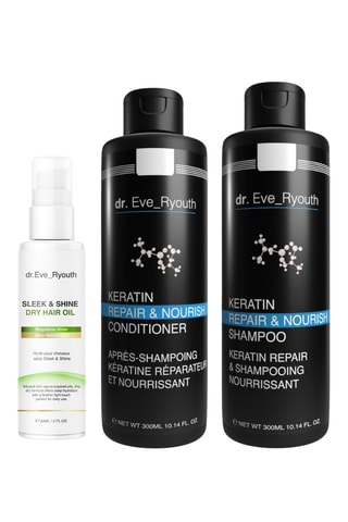 Coffret réparation et brillance kératine - 3 produits