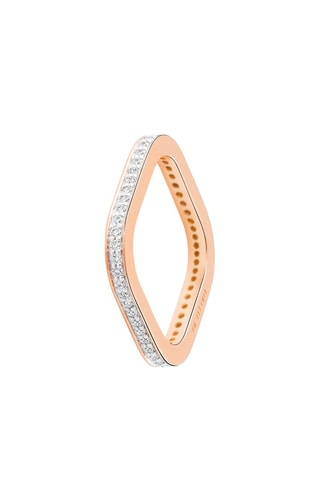 Bague - Or rose et diamants