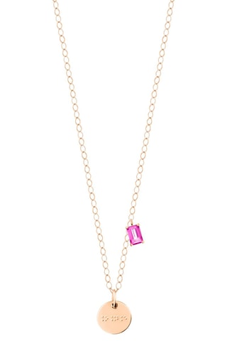 Collier - Or rose et topaze