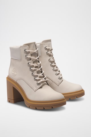 Leren Enkellaarzen Allington - Wit - Timberland