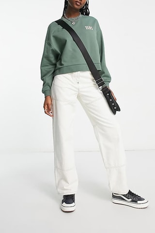 Sweater Varisity - Zeegroen - Vans