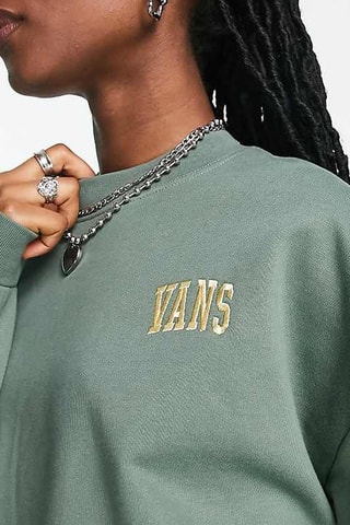 Sweater Varisity - Zeegroen - Vans