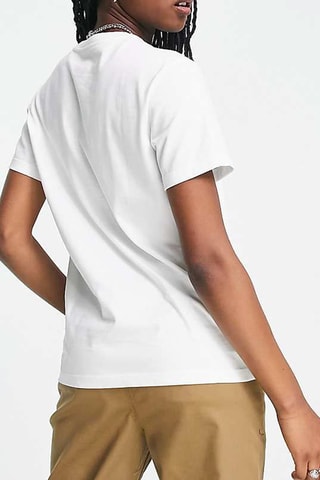 T-shirt Oval Sporty - Wit - Vans
