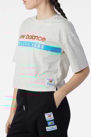 T-shirt - Grijs - New Balance