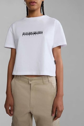 T-shirt Box - Wit - Napapijri