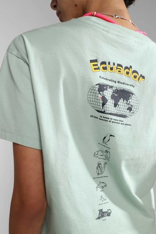 T-shirt Chira - Lichtgroen - Napapijri