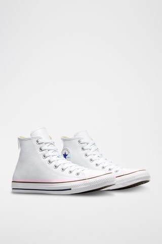 Leren Hoge Sneakers Chuck Taylor Hi - Wit - Converse