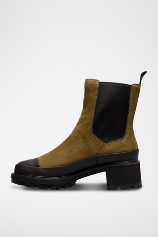 Leren Chelsea boots Kori - Kaki - Timberland