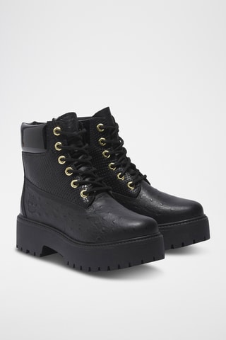 Leren Enkellaarzen Premium Elevated - Zwart - Timberland
