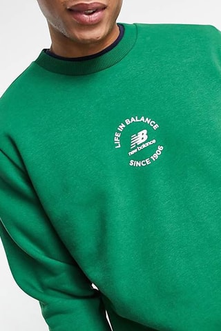 Sweater Life in Balance - Groen - New Balance