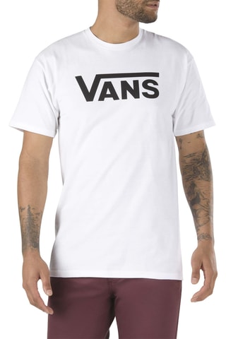 T-shirt Flying V Classic - Wit - Vans