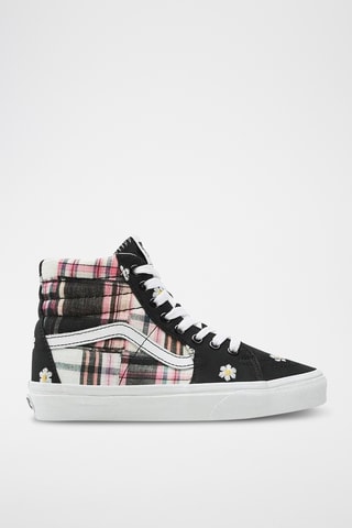 Hoge Gympen SK8-Hi - Zwart en Wit - Vans