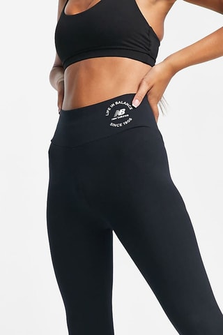 legging Hoge Taille Life in Balance - Zwart - New Balance