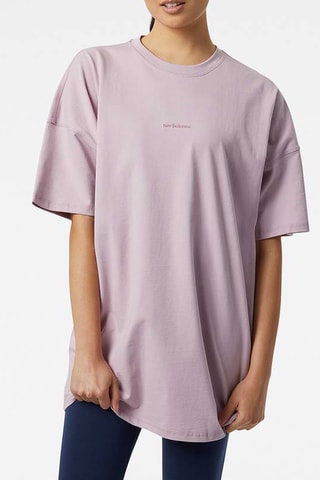 T-shirt - Lichtpaars - New Balance