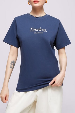 T-shirt - Marineblauw - New Balance
