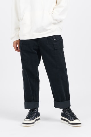 Velours Cargobroek Cord Cargos - Zwart - Converse