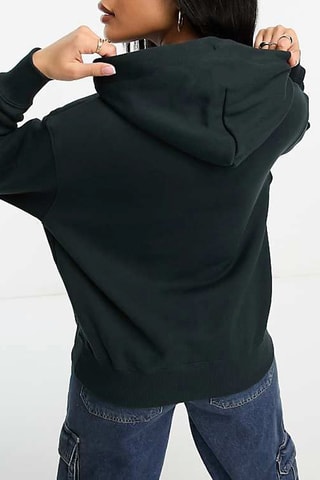Sweater met Capuchon Floral Embroidery - Zwart - Converse