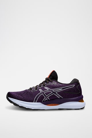 Hardloopschoenen en cuir Gel-Nimbus 24 - Zwart - Asics