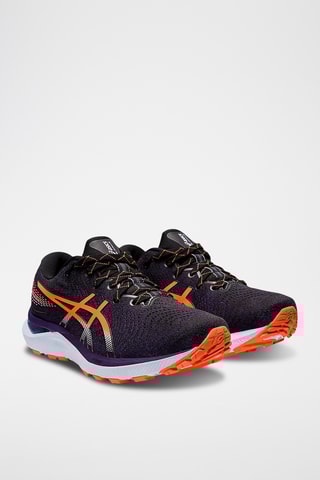 Leren Hardloopschoenen Gel-Cumulus 24 - Zwart - Asics