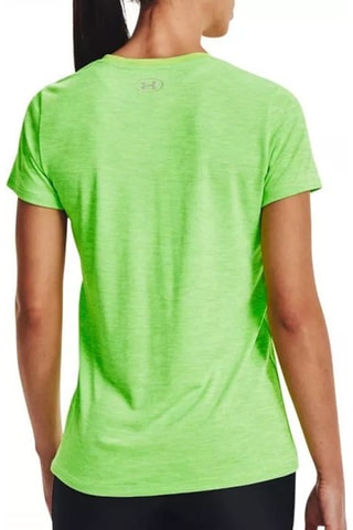 Trainingsshirt Tech V - Gemêleerd Groen - Under Armour