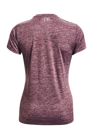 T-shirt Tech V-Neck - Gemêleerd Paars - Under Armour