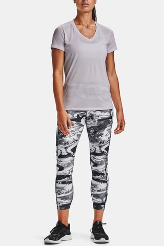 T-shirt - Gemêleerd Paars - Under Armour