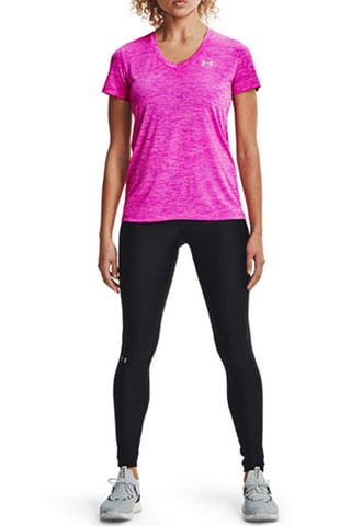 Trainingsshirt Tech twist - Gemêleerd Roze - Under Armour