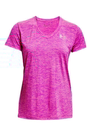 Trainingsshirt Tech twist - Gemêleerd Roze - Under Armour