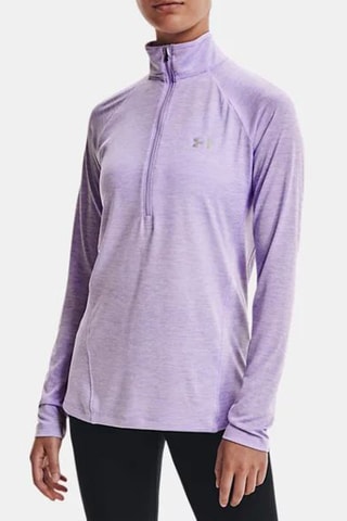 T-shirt Tech - Gemêleerd Paars - Under Armour