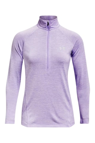 T-shirt Tech - Gemêleerd Paars - Under Armour