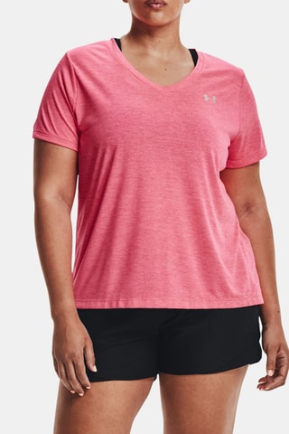 Short Hoge Taille Plus Play Up 3.0 - Zwart - Under Armour