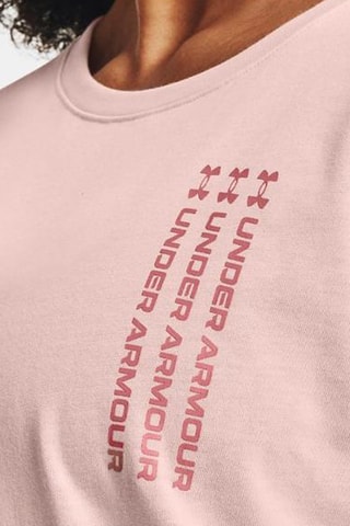 T-shirt Live Repeat - Roze - Under Armour