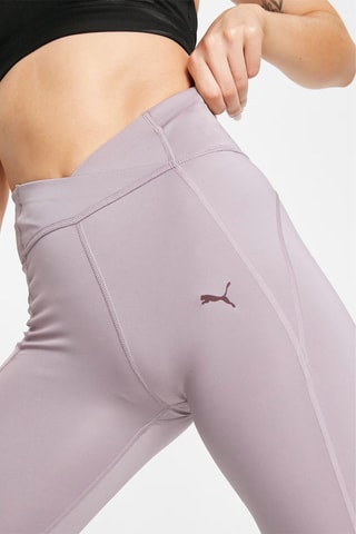 Sculpterende Legging Hoge Taille Studio Granola - Paars - Puma