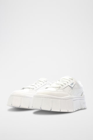 Leren Platform Sneakers Mayze Stack - Wit - Puma