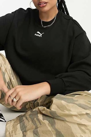 Sweater Plus Classics - Zwart - Puma