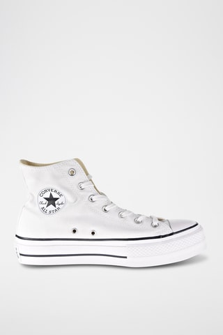 Platform Hoge Gympen Chuck Taylor All Star Hi Lift - Wit - Converse