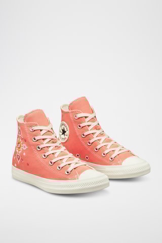 Hoge Gympen Chuck Taylor All Star Hi - Roze - Converse