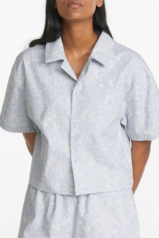Korte Blouse - Lichtblauw - Puma