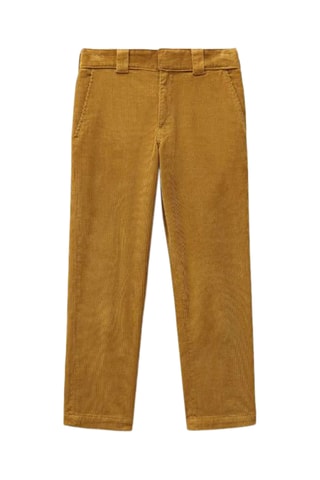 Velours Straight Broek straight - Mosterdgeel - Dickies