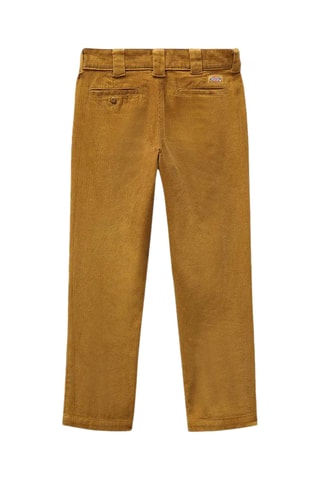 Velours Straight Broek straight - Mosterdgeel - Dickies