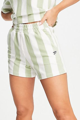 Short Hoge Taille Downtown - Lichtgroen - Puma
