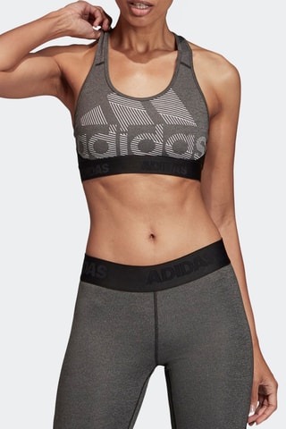 Sportbeha - Gemêleerd Grijs - Adidas