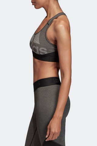 Sportbeha - Gemêleerd Grijs - Adidas